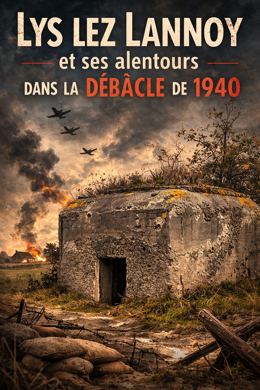Couverture du livre Lys Lez Lannoy et ses allentours dans la débâcle de 1940